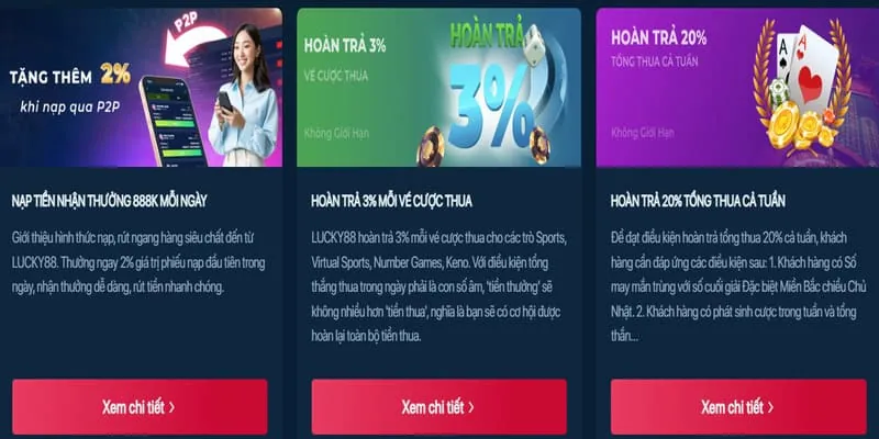 Chương trình VIP EE888 với đặc quyền